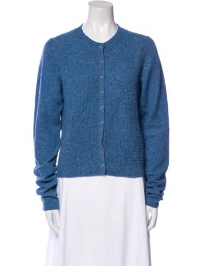 Pre-owned Re/done Wool Crew Neck Sweater In Blue