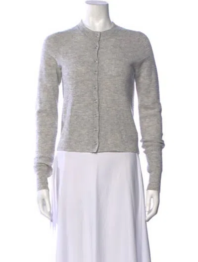 Pre-owned Re/done Wool Crew Neck Sweater In Grey