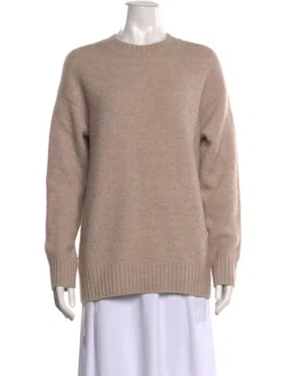 Pre-owned Re/done Wool Crew Neck Sweater In Neutral