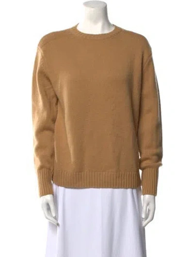 Pre-owned Re/done Wool Crew Neck Sweater In Neutral