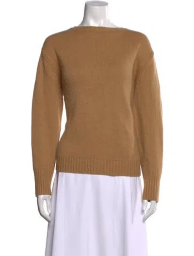 Pre-owned Re/done Wool Crew Neck Sweater In Neutral