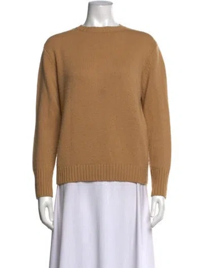 Pre-owned Re/done Wool Crew Neck Sweater In Neutrals