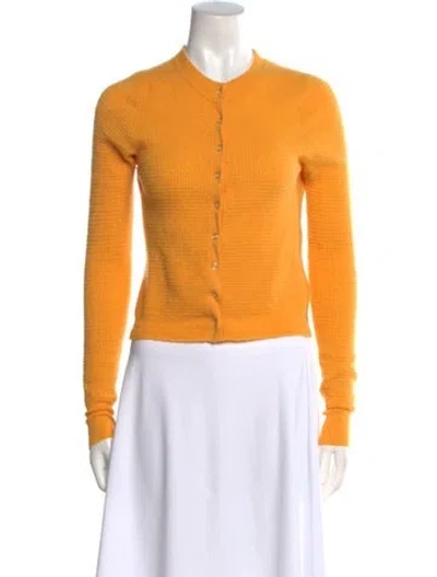Pre-owned Re/done Wool Crew Neck Sweater In Yellow