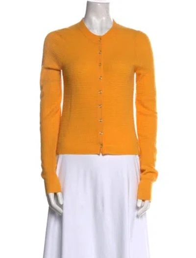 Pre-owned Re/done Wool Crew Neck Sweater In Yellow