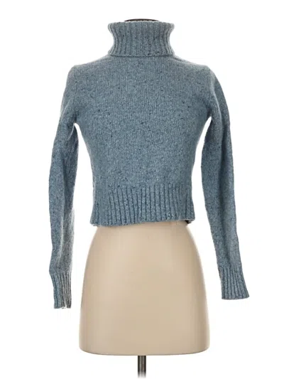 Pre-owned Re/done Wool Pullover Sweater In Blue