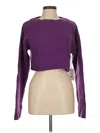 Re/done Wool Pullover Sweater In Purple