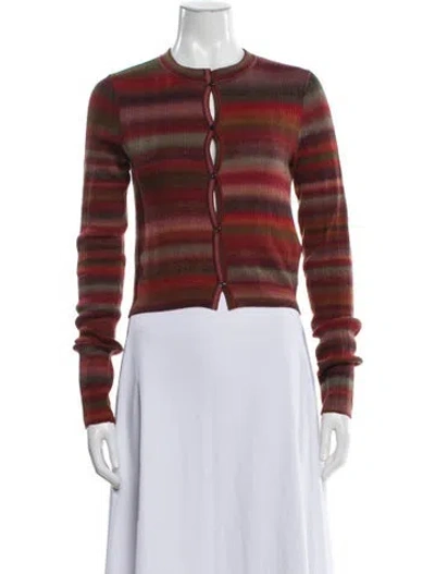 Pre-owned Re/done Wool Striped Sweater In Multi