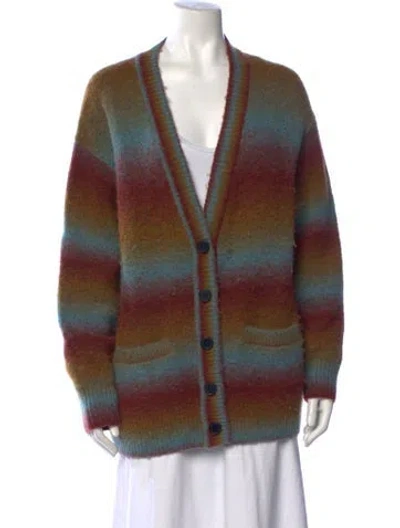 Pre-owned Re/done Wool Striped Sweater In Neutrals