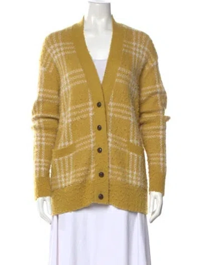 Pre-owned Re/done Wool Striped Sweater In Yellow