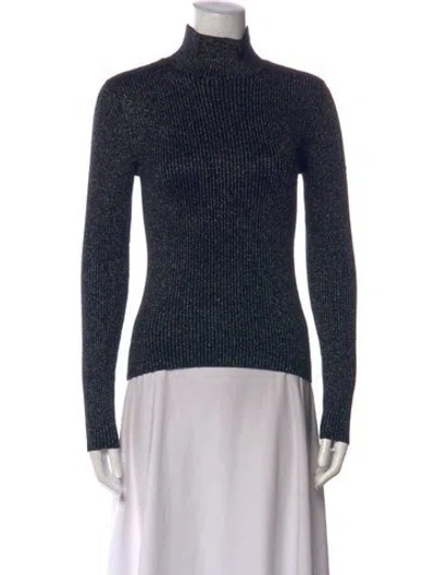 Pre-owned Re/done Wool Turtleneck Sweater In Multicolor