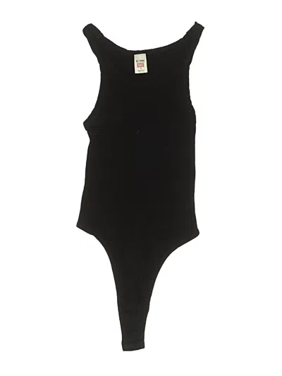 Pre-owned Re/done X Hanes Bodysuit In Black