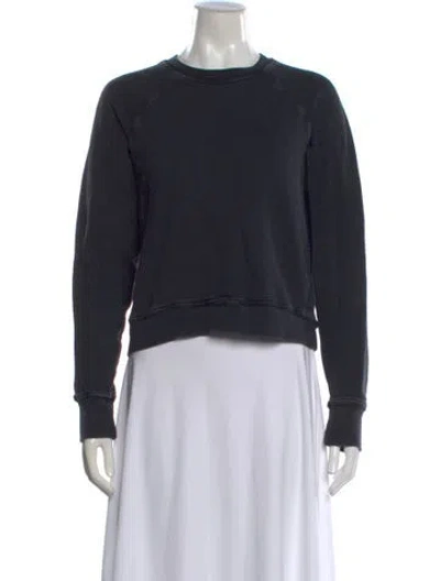 Pre-owned Re/done X Hanes Crew Neck Long Sleeve Sweatshirt In Gray