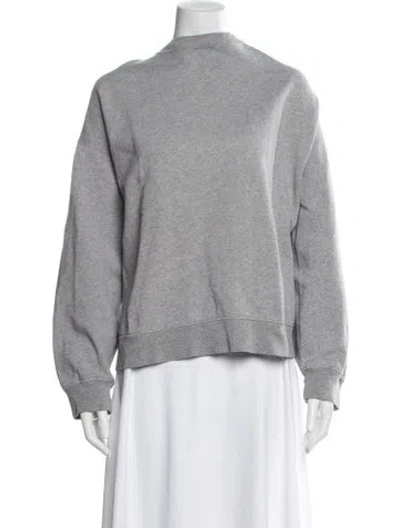 Pre-owned Re/done X Hanes Crew Neck Long Sleeve Sweatshirt In Gray
