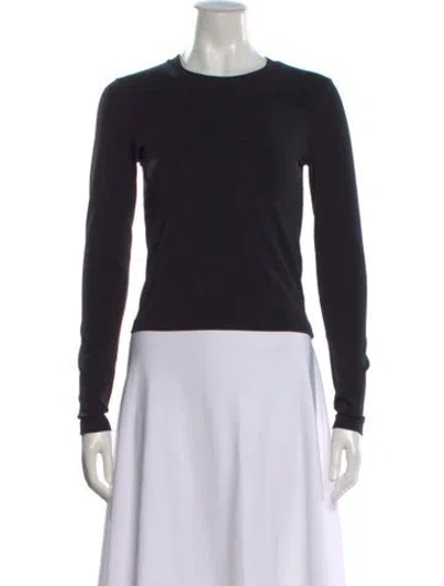 Pre-owned Re/done X Hanes Crew Neck Long Sleeve T-shirt In Black