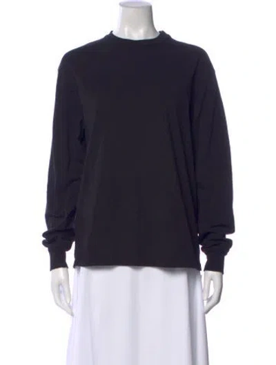 Pre-owned Re/done X Hanes Crew Neck Long Sleeve T-shirt In Gray