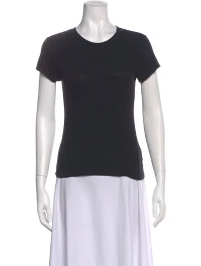 Pre-owned Re/done X Hanes Crew Neck Short Sleeve T-shirt In Black
