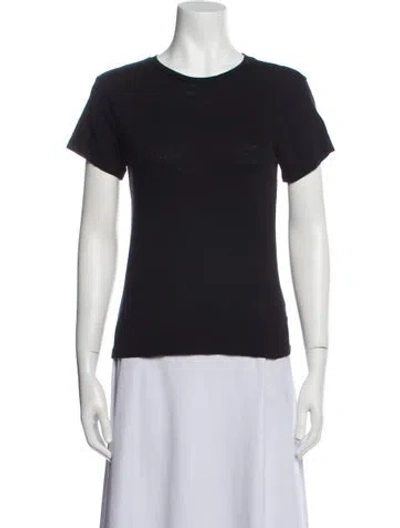 Pre-owned Re/done X Hanes Crew Neck Short Sleeve T-shirt In Black