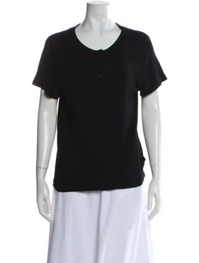 Pre-owned Re/done X Hanes Crew Neck Short Sleeve T-shirt In Black