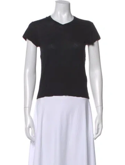 Pre-owned Re/done X Hanes Crew Neck Short Sleeve T-shirt In Black
