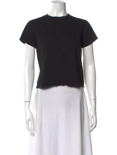 Pre-owned Re/done X Hanes Crew Neck Short Sleeve T-shirt In Black