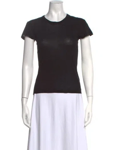 Pre-owned Re/done X Hanes Crew Neck Short Sleeve T-shirt In Black