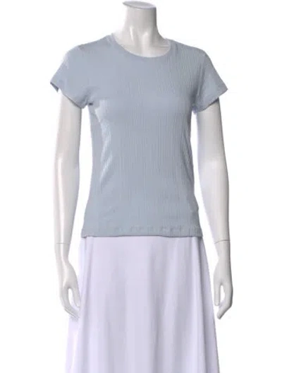 Pre-owned Re/done X Hanes Crew Neck Short Sleeve T-shirt In Blue