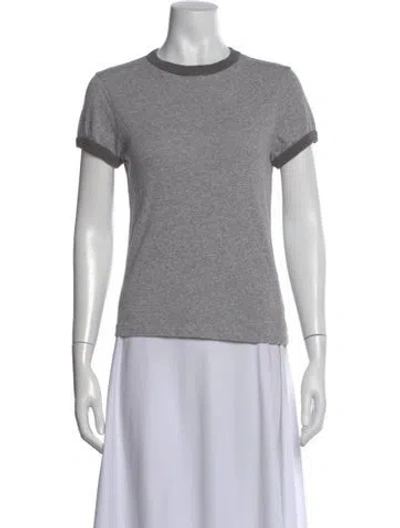 Pre-owned Re/done X Hanes Crew Neck Short Sleeve T-shirt In Gray