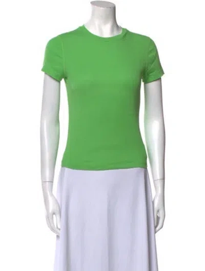 Pre-owned Re/done X Hanes Crew Neck Short Sleeve T-shirt In Green