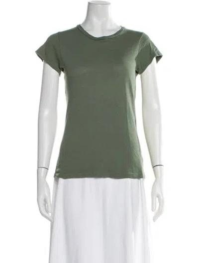 Pre-owned Re/done X Hanes Crew Neck Short Sleeve T-shirt In Green
