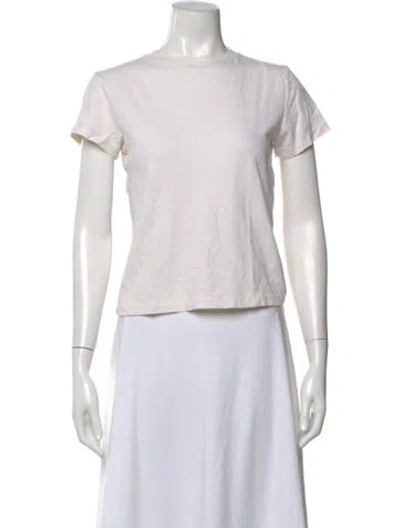 Pre-owned Re/done X Hanes Crew Neck Short Sleeve T-shirt In Neutral