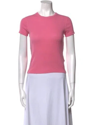 Pre-owned Re/done X Hanes Crew Neck Short Sleeve T-shirt In Pink