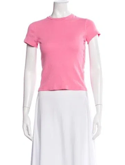 Pre-owned Re/done X Hanes Crew Neck Short Sleeve T-shirt In Pink