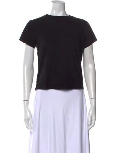 Pre-owned Re/done X Hanes Crew Neck Short Sleeve T-shirt W/ Tags In Black