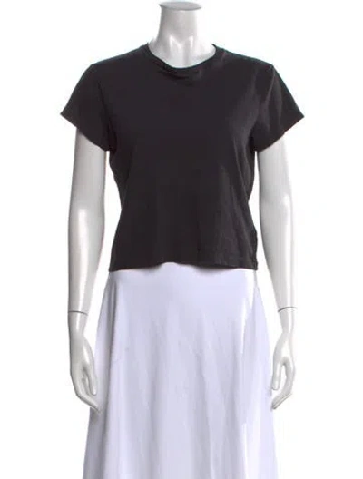 Pre-owned Re/done X Hanes Crew Neck Short Sleeve T-shirt W/ Tags In Black