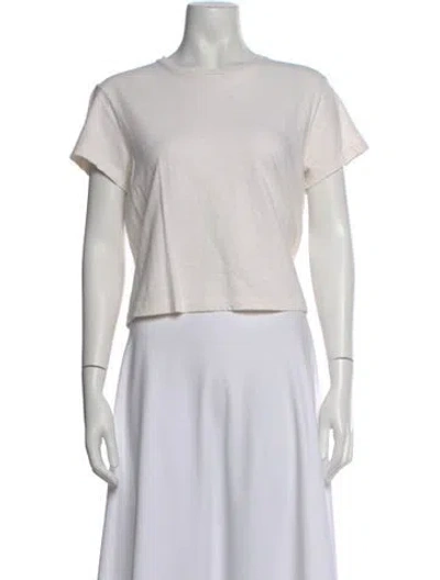 Pre-owned Re/done X Hanes Crew Neck Short Sleeve T-shirt W/ Tags In White