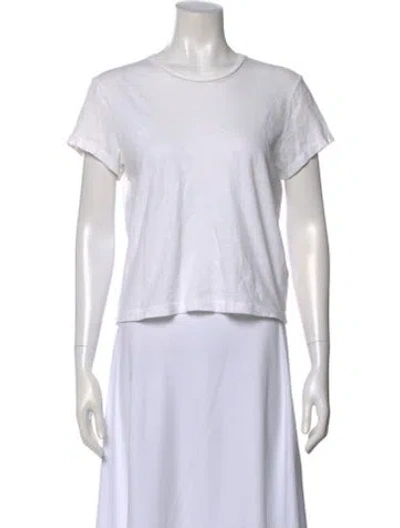 Pre-owned Re/done X Hanes Crew Neck Short Sleeve T-shirt In White