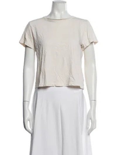 Pre-owned Re/done X Hanes Crew Neck Short Sleeve T-shirt In White