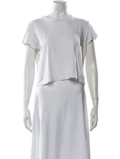 Pre-owned Re/done X Hanes Crew Neck Short Sleeve T-shirt In White