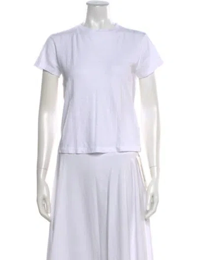 Pre-owned Re/done X Hanes Crew Neck Short Sleeve T-shirt In White