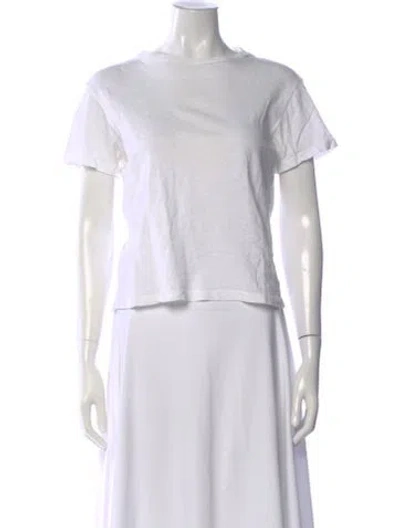 Pre-owned Re/done X Hanes Crew Neck Short Sleeve T-shirt In White