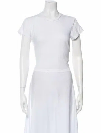 Pre-owned Re/done X Hanes Crew Neck Short Sleeve T-shirt In White