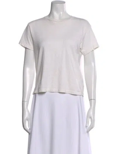 Pre-owned Re/done X Hanes Crew Neck Short Sleeve T-shirt In White