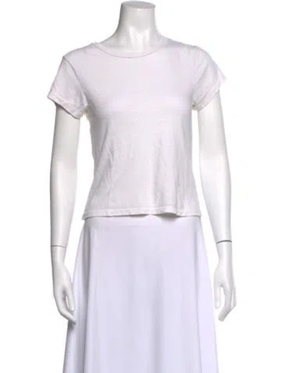 Pre-owned Re/done X Hanes Crew Neck Short Sleeve T-shirt In White