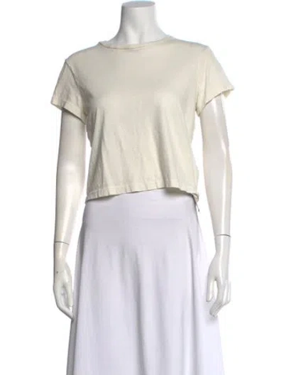Pre-owned Re/done X Hanes Crew Neck Short Sleeve T-shirt In White