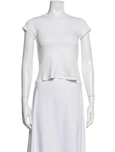 Pre-owned Re/done X Hanes Crew Neck Short Sleeve T-shirt In White