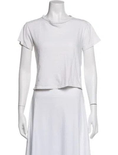 Pre-owned Re/done X Hanes Crew Neck Short Sleeve T-shirt In White