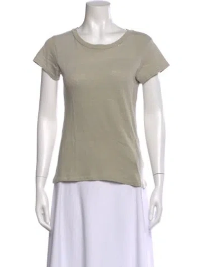 Pre-owned Re/done X Hanes Crew Neck Short Sleeve T-shirt In Yellow