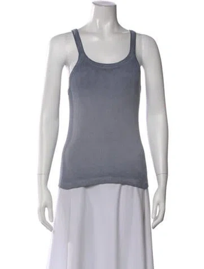 Pre-owned Re/done X Hanes Crew Neck Sleeveless Top In Gray