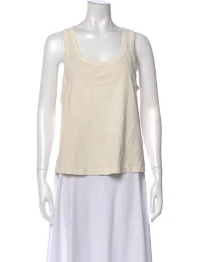 Pre-owned Re/done X Hanes Crew Neck Sleeveless Top In Neutral