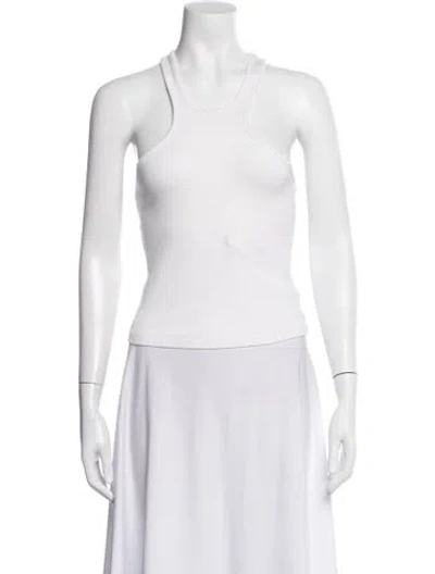 Pre-owned Re/done X Hanes Crew Neck Sleeveless Top In Neutral